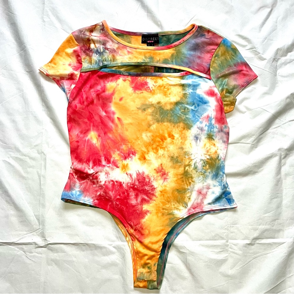 Tye dye body suit